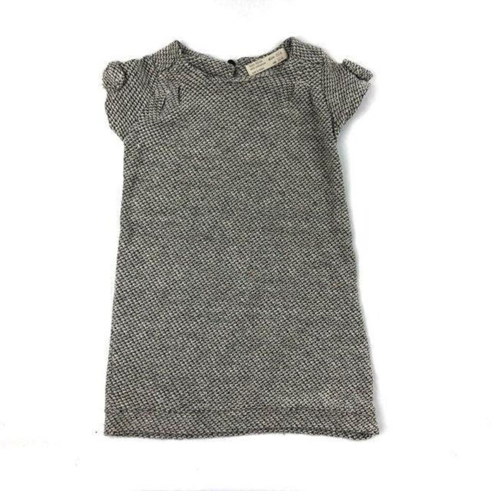 Zara Heathered with gold sparkle dress